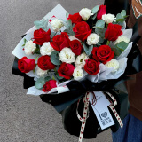 爱花居鲜花速递13枝红玫瑰真花束生日礼物送女友全国同城配送|JD340