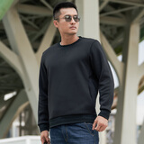 龙牙新款龙牙重型基础款圆领战术卫衣男套头衫运动服饰秋冬百搭款 极夜黑 XL 185/104A（180-200斤）