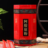 东阿县老品牌阿胶粉山东特产驴皮阿胶片滋补品调理营养品阿胶块粉即食阿胶速溶粉礼品熬阿胶糕礼盒装福凤容颜 阿胶片原粉1罐250g【泡水冲服】