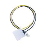 尘土 显卡电源线 台式主机机箱sata电源供电转接线 15p转6p反向电源连接线/转换头 大4pin转3pin电脑风扇连接线 0.2米