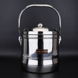 喜美恩加厚SUS304免火再煮锅闷烧锅节能锅保温锅不锈钢熄火再煮锅煲汤锅焖烧锅炖肉煮粥锅免煮锅炖蒸锅 8L不锈钢色加厚德国技术