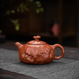 余惜原矿朱泥紫砂大师西施凤鸣壶鸟叫声半手工茶壶小号旋转大容量家用 曾建全供春紫砂壶160ml-可凤鸣 原矿紫砂