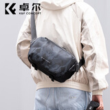 卓尔【会员专属折扣】相机包单肩便携斜跨摄影包尼康富士微单单反大疆运动相机收纳包防水一机两镜 迷彩蓝