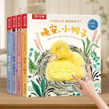 乐乐趣触摸书婴儿宝宝绘本0-3岁地板书 小兔比利小熊波比亮丽精美触摸书 蒙氏早教睡前故事书幼儿图书启蒙洞洞翻翻机关书 【4册】宝宝睡前触摸故事书全套