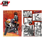 SHONEN JUMP SHOP官方家庭教师彩图文件夹泽田纲吉彭格列家族周边 家庭教师 名场景文件夹 泽田纲吉