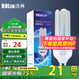 洛林（ROLin）led灯泡节能灯玉米泡U型灯管e27大螺口家大功率超亮灯泡24W白光