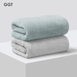 GGT日本雪花绒毛巾加厚男女洗脸干发面巾速干吸水不掉毛家用酒店毛巾 千草+薄墨