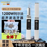 麦歌利（MAIGELI）德国原装进口超声波冲牙器家用洗牙器口腔清洁牙齿去除牙结石牙渍烟渍神器污垢菌斑清洗机 【高级白】1200W超强超声波轻松去除牙渍牙结石