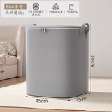 友纳（Youna）衣服被子收纳箱放衣柜大容量整理储物神器搬家打包专用衣物行李袋 牛津布灰色-中号【2床10斤被子】