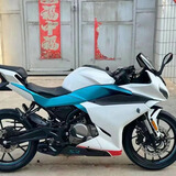 春风250SR跑车450SR双缸水冷摩托车NK250cc街车公路赛趴赛重机车 白蓝色 牌证齐全可以上牌