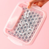 学厨KT蛋糕曲奇奶油55头裱花嘴收纳盒烘焙工具(不含裱花嘴）KT7115