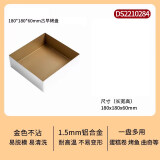 三能（SANNENG）SN13123金色不沾古早烤盘正方形金盘不粘28x28蛋糕卷月饼烘焙模具 DS2210284(18*18*6)古早加高蛋糕