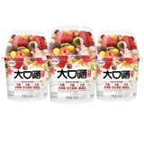 伊利【5月】伊利大口嚼180g*4/16杯 搅拌酸奶冻干草莓谷物营养早餐奶 16杯