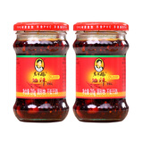 陶华碧老干妈辣椒酱 拌面下饭调酱 花生油辣椒210gx2瓶