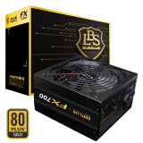 大水牛（BUBALUS）额定700W FX700半模组台式电脑电源（支持3080显卡/80PLUS金牌/主动式/宽幅/智能温控）
