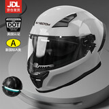 闲鸟（XIANNIAO）电动车摩托车头盔新国标A类3C认证秋冬季保暖防雾男女士全盔双镜片赛车四季通用机车电瓶车安全帽 【苍穹灰】防晒双镜+礼盒包装 新国标A类-均码偏大/内衬可拆/可佩戴眼镜