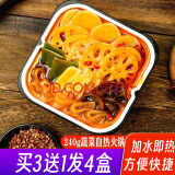 乱劈才（LUANPICAI）懒人自助小火锅速食自热食品一箱自煮素菜版  240g素自热火锅