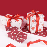 TaTanice 包装纸6张装 生日礼物礼品包装纸母亲节礼物包花纸 樱桃草莓