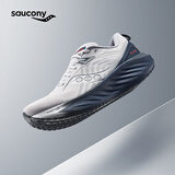 Saucony【彭于晏同款】索康尼胜利22专业强缓震跑鞋男厚底跑步鞋运动鞋男 白深兰218【宽楦】 40