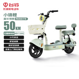 台铃电动自行车小锦鲤50公里长续航电动车石墨烯电池48V13Ah电瓶车新国标上班代步小电驴碧波绿