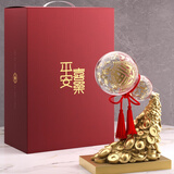 赟娅金箔葫芦摆件工艺品福到财到办公室摆件开业礼品乔迁之喜搬家礼物 福到财到葫芦摆件【礼盒款】