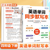 斗半匠 英语单词同步默写本 四年级下册 人教版同步默写练字帖每日一练英语单词速记小学英语单词记背神器