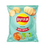 乐事（Lay's）薯片 休闲零食 金黄炒蟹味135克