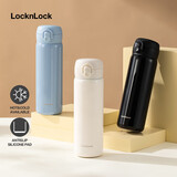 乐扣乐扣（LOCK&LOCK）简约弹跳盖保温杯男女学生高颜值保温保冷水杯随行杯子480ML白色