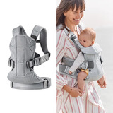 BabyBjorn 瑞典BabyBjon婴儿背带Harmony系列多功能抱娃神器外出解放双手 one 系列-银灰