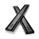 飞球（Fly.Globe）抽屉轨道滑轨道衣橱柜三节轨道导轨加厚黑色