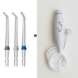 洁碧适用waterpik洁碧冲牙器手柄配件 水牙线洗牙器wp660 wp100ec水管 新款手柄+3支喷头