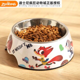 迪士尼宠物碗不锈钢狗狗大口径狗盆猫碗食盆防打翻饭碗水碗猫咪狗粮用品