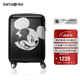 新秀丽（Samsonite）行李箱拉杆箱迪士尼潮酷米奇旅行箱AF9*09008黑色25英寸