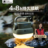 牧高笛（MOBIGARDEN）露营灯户外露营太阳能充电营地灯应急装备家用 NX24673007 橄榄绿