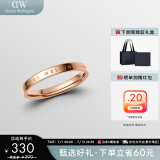 丹尼尔惠灵顿（DanielWellington）dw戒指女时尚玫瑰金对戒男女同款生日礼物送女友DW00400017