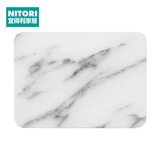 NITORI宜得利家居 浴室用品地垫 浴室垫吸水速干地垫卫浴门垫 浴室垫 大理石 40x55cm