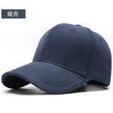 MARCWOOD 帽子男夏季 大头大号棒球帽 秋冬大码大头围 胖脸潮流显瘦遮阳帽 硬顶藏青色（四季通用） XL 加大码61-67cm
