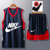 第一支篮球新款篮球服套装男球衣队服定制比赛训练篮球衣学生背心定制班服潮 333宝蓝色 2XL【身高170-175】