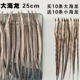 彦夕堂品质大海龙新鲜干货大刁六角海龙海产干货中药材海产海星煲汤泡酒 10条【25厘米】+送10条小海龙