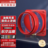潜水艇（Submarine）油烟机止逆阀烟道阀厨房止回阀止烟阀逆止阀卫生间单向阀防倒灌 新升级视窗厨房止逆阀（单只）