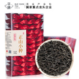 华源茶业 武夷正山小种红茶 独立小泡袋 茶叶 双盒装500g 送礼品袋