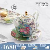 WEDGWOOD花间舞蝶一人悦享茶具套装骨瓷咖啡具子母壶杯碟套装顺丰速达 花间舞蝶一人悦享 1件