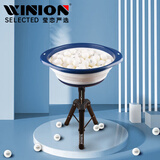 莹恋WINION严选 乒乓球多球盆专业可移动多球车多球筐集球盆 白蓝色