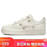 耐克NIKE板鞋女空军一号 AIR FORCE 1运动鞋FV3654-111帆白36.5