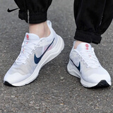 耐克（NIKE）跑步鞋男鞋2025夏季新款时尚百搭缓震耐磨网面舒适透气运动休闲鞋 DD9293-101灰白蓝  40