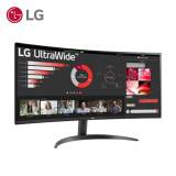 LG 34英寸WQHD VA21:9 1800R曲面100Hz PBP HDR10 阅读模式屏幕控制 超宽带鱼屏办公显示器34WR50QC