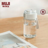 无印良品（MUJI）共聚酯 便携水杯 高颜值塑料杯运动水杯儿童水杯 透明 350ml