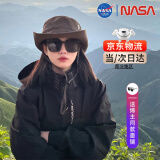 NASA WASSUP官方联名冲锋衣外套男女同款秋冬季防风防水三合一可拆卸爬山户外 【春秋款】黑色 男女同款 尺码正常 常规 2XL 建议【140-155斤】