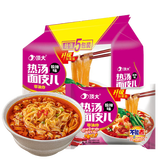顶大热汤面皮115g*5袋 泡面拌面面叶方便面免煮速食
