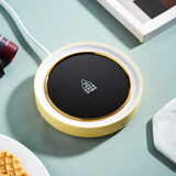 美斯尼 保温底座恒温杯垫加热器温茶水杯垫办公室暖牛奶神器 保温杯垫 黄色